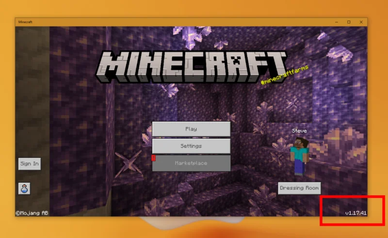 Cómo encontrar la versión de Minecraft