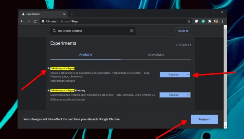 So reduzieren/erweitern Sie Tab-Gruppen in Chrome