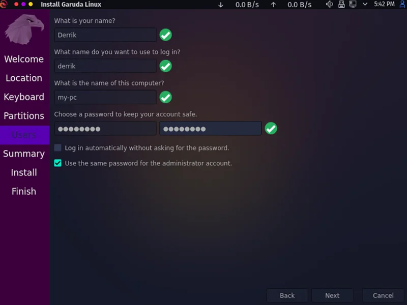 如何安裝 Garuda Linux