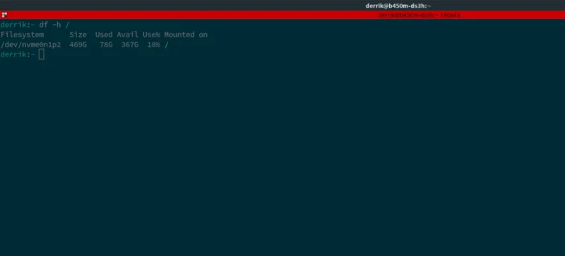 So überprüfen Sie den freien Speicherplatz unter Linux