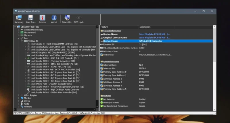 SSDのフォームファクター確認