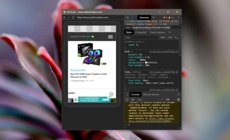Как получить журнал веб-консоли в Chrome для Android