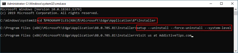 So deinstallieren Sie Microsoft Edge von Windows 10