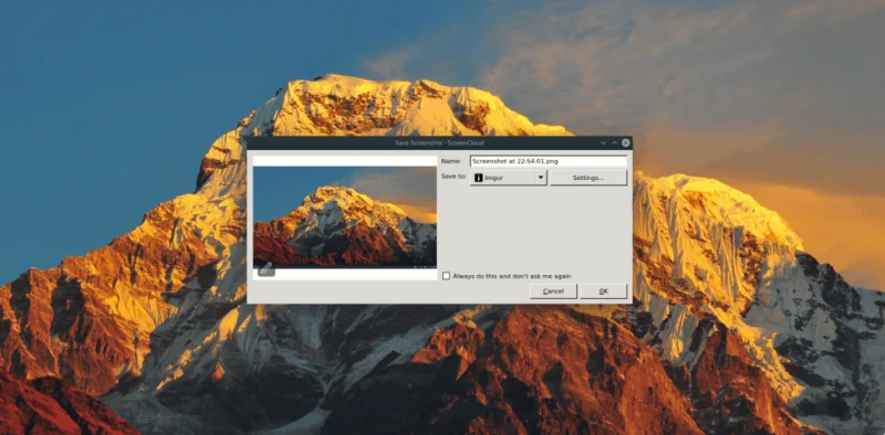 如何使用 ScreenCloud 在線共享 Linux 屏幕截圖