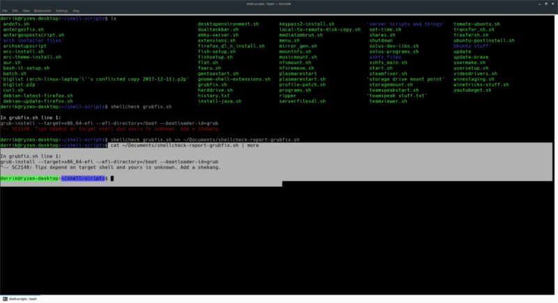 Comment déboguer les scripts Linux Bash avec ShellCheck