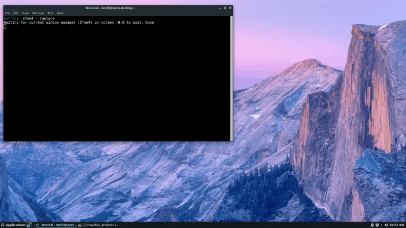 Come riparare un desktop XFCE Linux bloccato