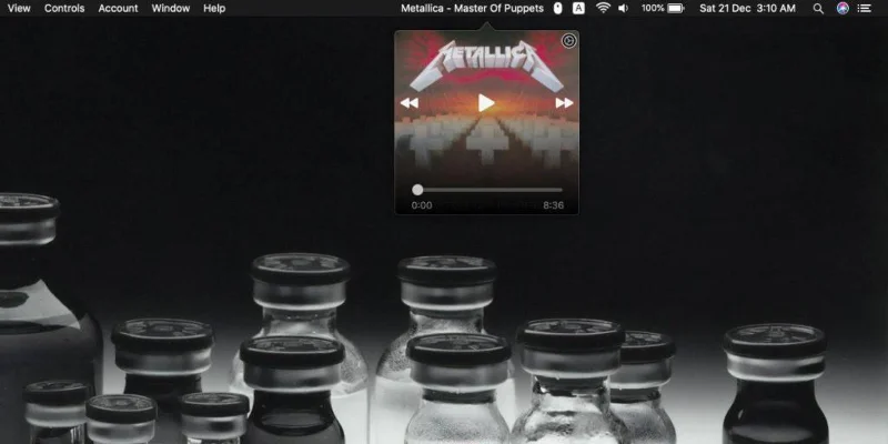 So steuern Sie Apple Music über die Menüleiste unter macOS