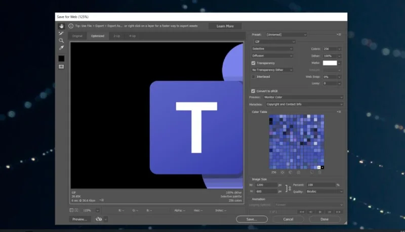 如何修復 Photoshop 中的 Adob​​e Save for Web 錯誤