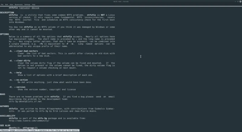 如何在 Linux 上修復無法工作的 Windows 硬盤