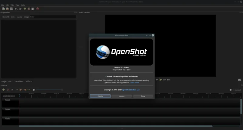 如何在 Linux 上升級到 OpenShot 2.5