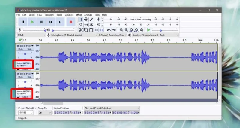 Come convertire laudio stereo in audio mono su Windows 10