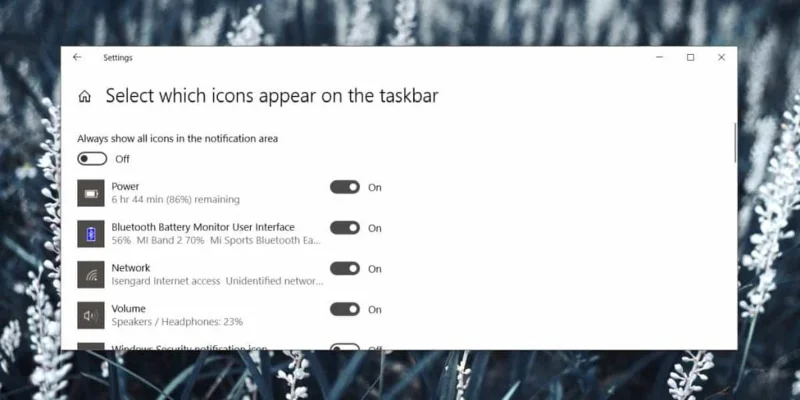 So zeigen Sie alle Taskleistensymbole unter Windows 10 an