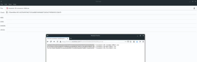 كيفية التحقق من المجموع الاختباري لـ ISO على نظام Linux