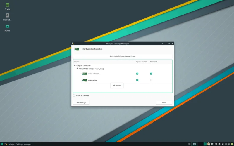 كيفية استخدام مثبت برنامج تشغيل Manjaro Linux