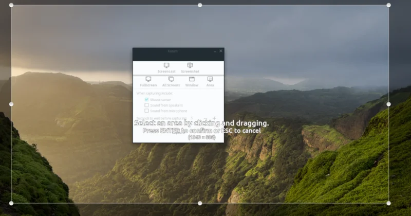 Come registrare facilmente il desktop Linux con Kazam