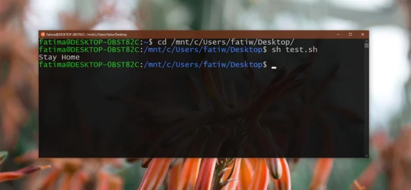 Windows10でシェルスクリプトを実行する方法