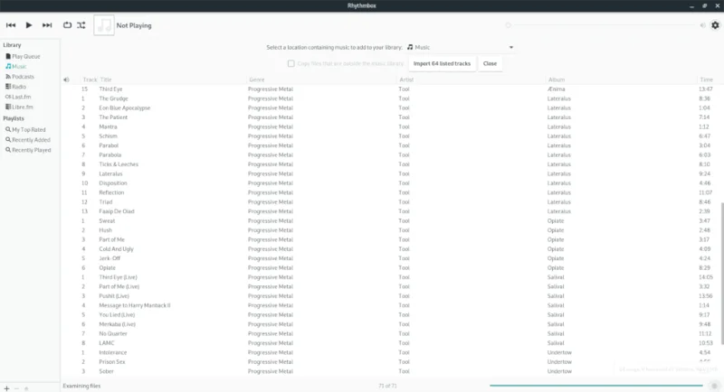كيفية إعداد مكتبة موسيقى في Rhythmbox على نظام Linux