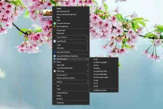如何從 Windows 10 的上下文菜單中將文件轉換為其他格式