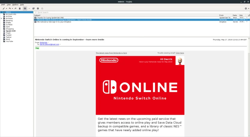 如何在 Linux 上安裝 Trojita Mail App