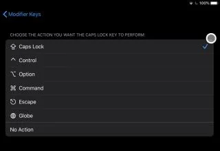 Comment personnaliser les touches de modification pour un clavier sur iPad