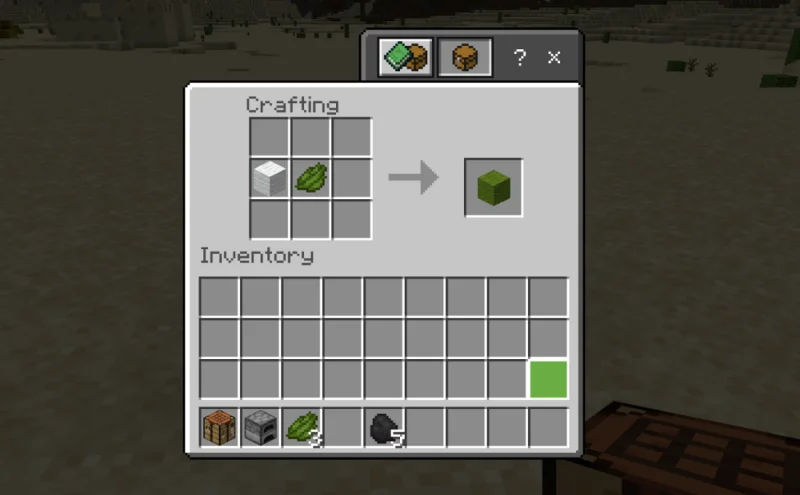 Minecraftで緑色の染料を作る方法