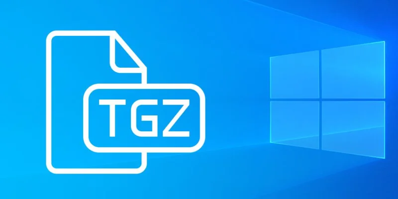 如何在 Windows 10 上打開 TGZ 文件
