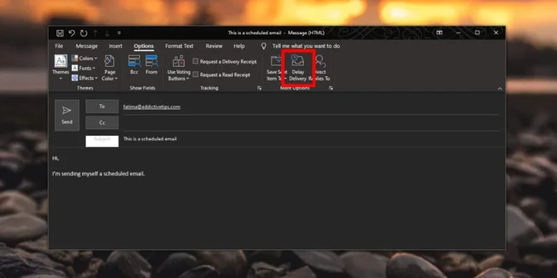 So planen Sie E-Mails in Outlook für Office 365