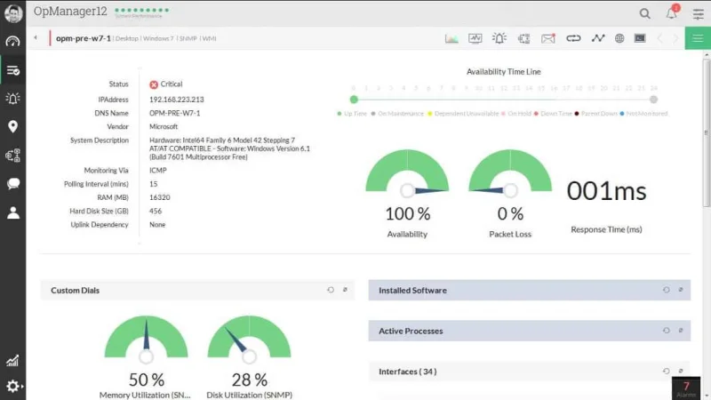 ManageEngine OpManager Review (2021): Bewertung, Preise und Software erklärt