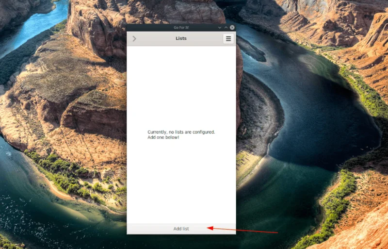 Come impostare le attività nellelenco delle cose da fare Go For It su Linux