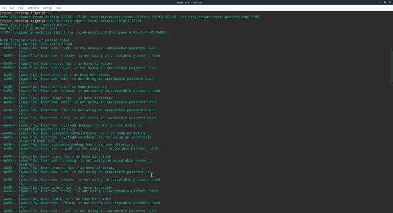 如何使用 Tiger 在 Linux 上檢查 rootkit