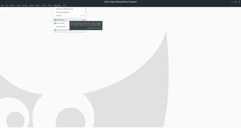 Jak dostosować interfejs Gimp w systemie Linux Jak dostosować interfejs Gimp w systemie Linux