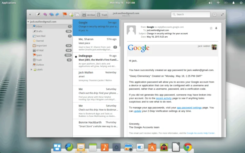 كيفية عمل نسخة احتياطية من ملف تعريف البريد الإلكتروني الخاص بك على Geary على نظام Linux