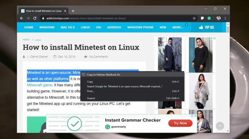 So teilen Sie die Zwischenablage für alle Chrome-Browser