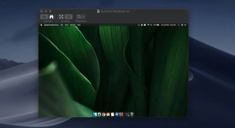 So teilen Sie den Bildschirm über das Netzwerk zwischen Macs