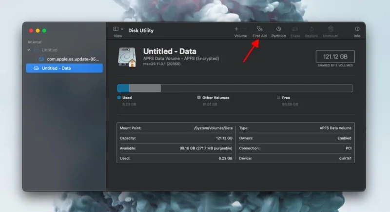 So reparieren Sie eine Festplatte in macOS