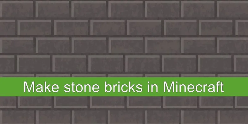 Minecraft에서 돌 벽돌을 만드는 방법