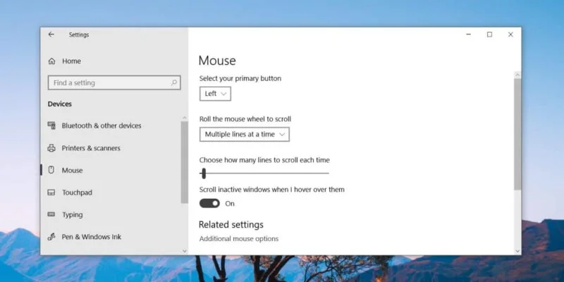 Come cambiare il pulsante principale del mouse su Windows 10