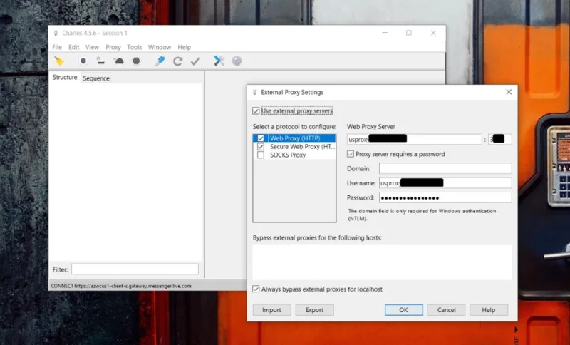 Windows10でプロキシを構成する方法