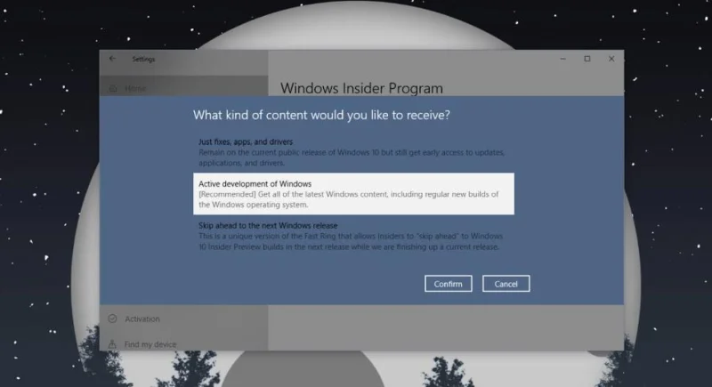 如何在不運行 Windows 10 Insider Builds 的情況下獲取 Insider 構建應用程序
