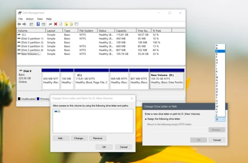 Come cambiare la lettera dellunità su Windows 10
