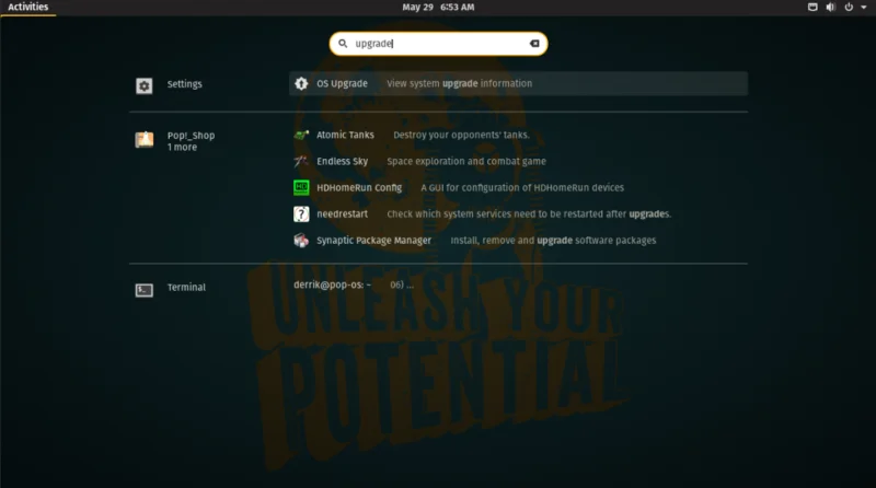 كيفية الترقية إلى Pop_OS 20.04