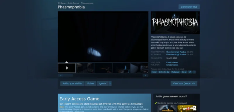Come giocare a Phasmophobia su Linux