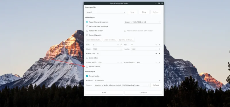Come registrare il gameplay di Retroarch su Linux