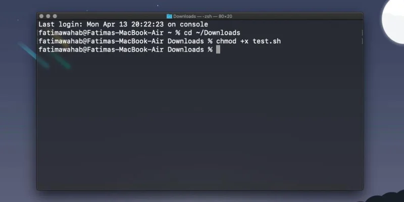 So führen Sie ein Shell- oder .sh-Skript unter macOS aus