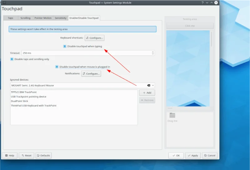 Come disabilitare il touchpad su Linux