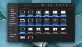 So wählen Sie mehrere Dateien unter macOS aus