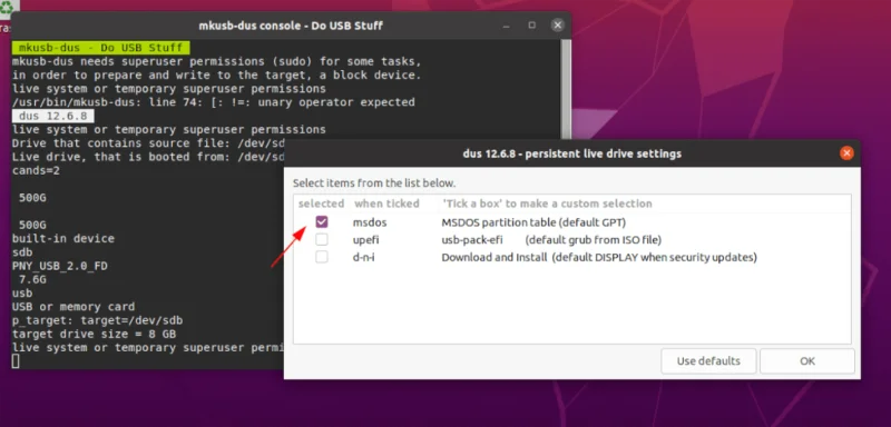 So richten Sie einen persistenten Ubuntu-USB ein