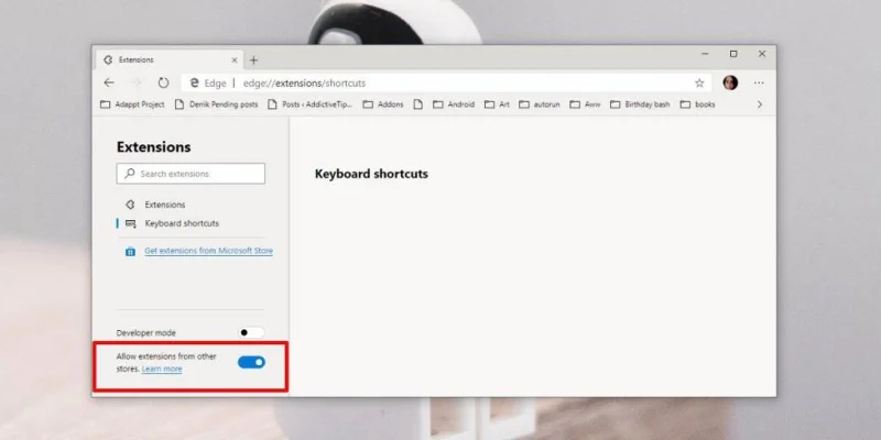Windows10のChromiumEdgeにChrome拡張機能をインストールする方法