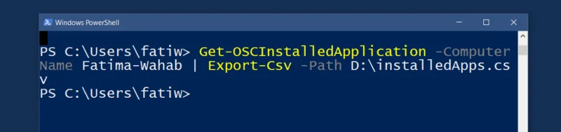 Windowsta Yüklü Uygulamaların Listesini Almak İçin Bir PowerShell Komut Dosyası Kullanın