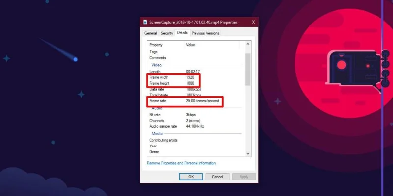 Come controllare la risoluzione video e la frequenza dei fotogrammi su Windows 10